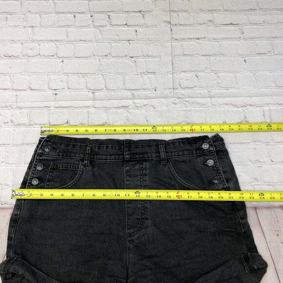 Free People Charcoal Denim Romper - Picture 5 of 16